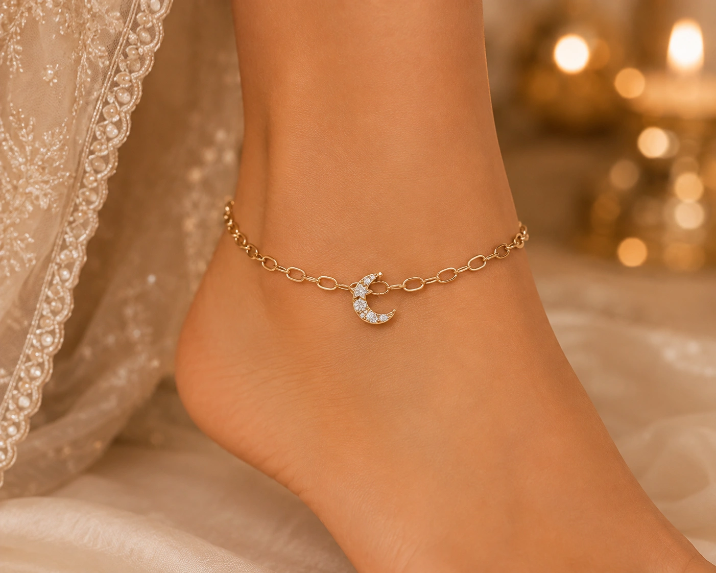 Temple Motif Anklet